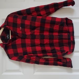Men's Hollister buffalo plaid cozy flannel